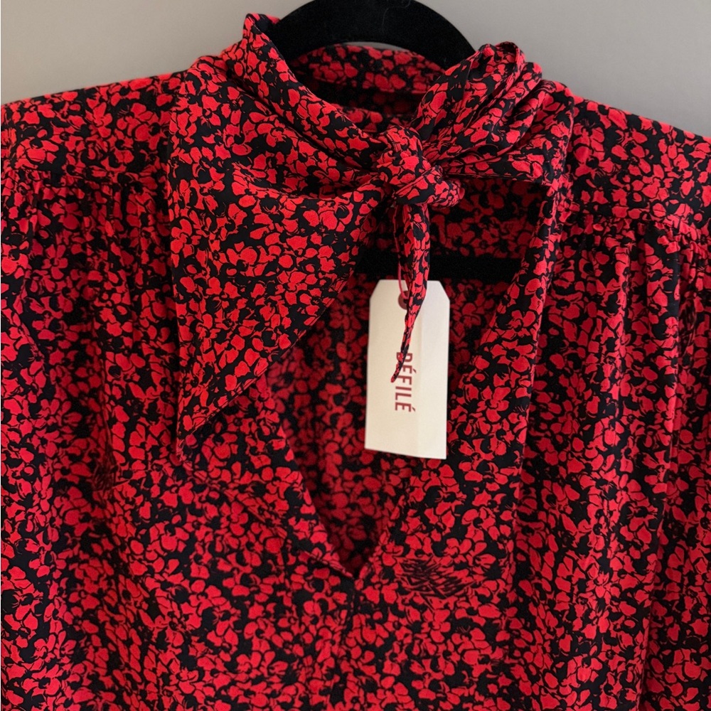 Zadig & Voltaire Tristan Floral Blouse, Size L - Picture 8 of 11